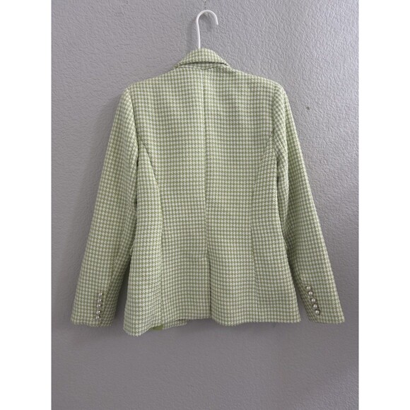 Revolve House of Harlow 1960 Houndstooth Pearl Double Breasted Blazer Small - Picture 9 of 9